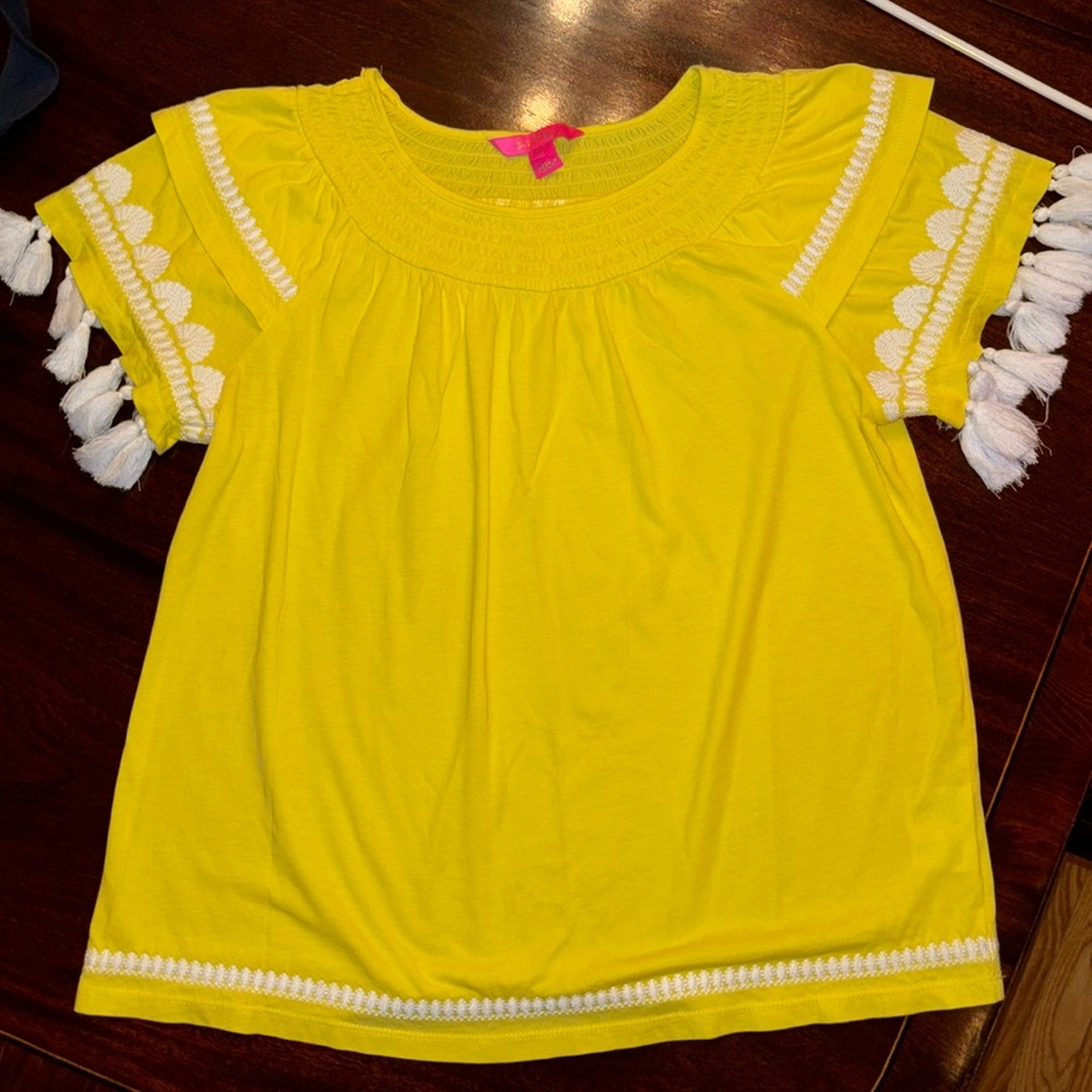 💛 Lilly Pulitzer - Yellow “Nailah” Top 💛